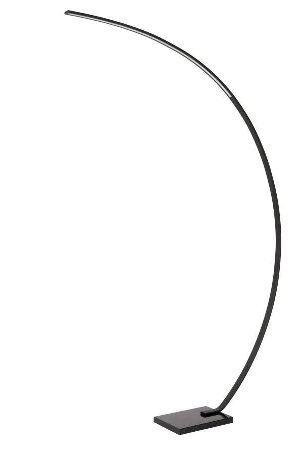 Lucide CURVE - Lampadaire arceau - LED Dim. - 1x15W 2700K - Noir - éteint